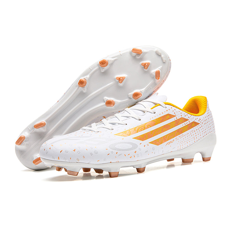 Low Top AG Soccer Cleats, Football Boots, Speckled Print Soccer Shoes for Artificial Grass Training & Competition-Hxh618K-1