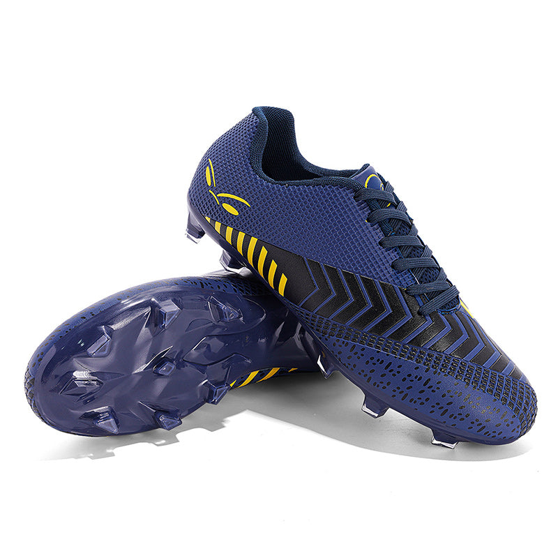 AG Soccer Cleats, Low‑Top Lace‑Up Artificial Grass Football Boots, Mesh Woven Upper with Embossed Grain, AG‑Stud Outdoor Soccer Shoes for Adult & Youth Artificial Turf Training & Competition, Multi‑Color Options-xile22037