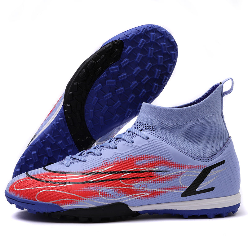 High-Top Turf Soccer Cleats ¨C TF Football Boots with Ankle Support, Breathable Athletic Soccer Shoes for Training & Matches, Youth & Adult-WEJIESS00K8