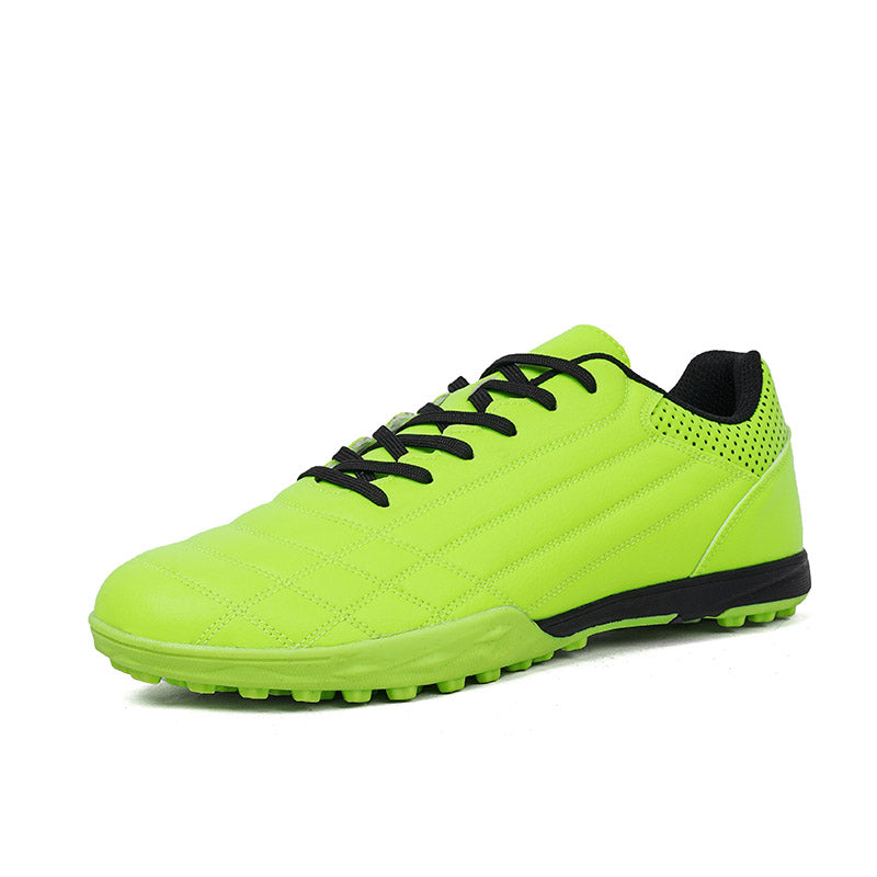 Low Top TF Turf Soccer Cleats, Faux Leather Training Football Shoes, Non-Slip Rubber Turf Cleats for Youth Adult Artificial Grass Soccer Training-zankexieye-Z1689