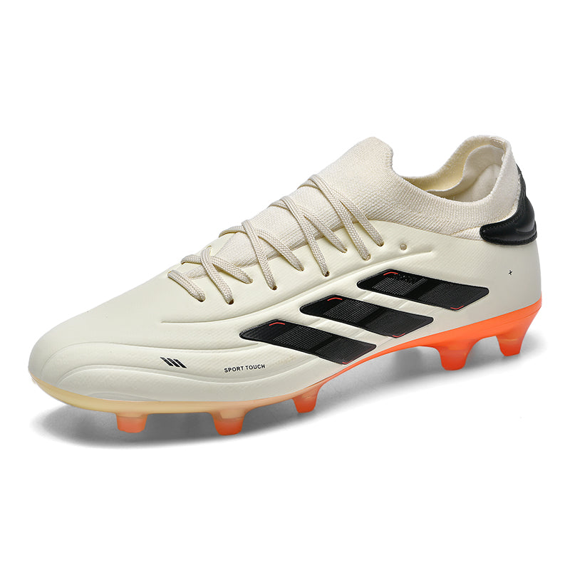 AG Soccer Cleats, Professional Artificial Ground Football Boots, Knit Sock Collar Soccer Shoes for Adult Competition & Training, Premium Synthetic Upper for Artificial Grass Pitch-zhuoshi8523