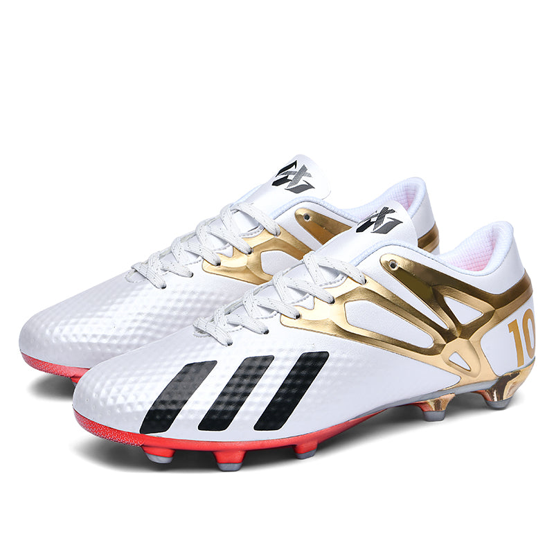 Adult AG Soccer Cleats, Football Boots, 3-Stripes Textured Upper Soccer Shoes for Training & Competition-zhuoshi219
