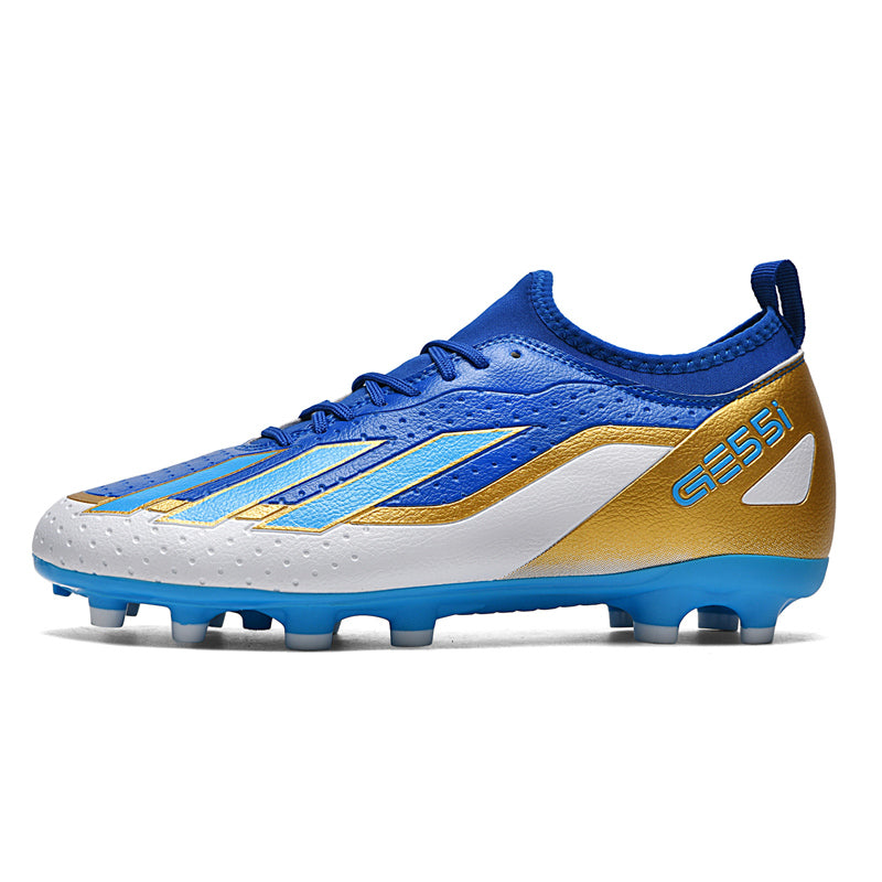 AG Soccer Cleats, Professional Artificial Grass Football Boots, Breathable Non-Slip Training Sneakers for Youth & Adults-Yinzu008D