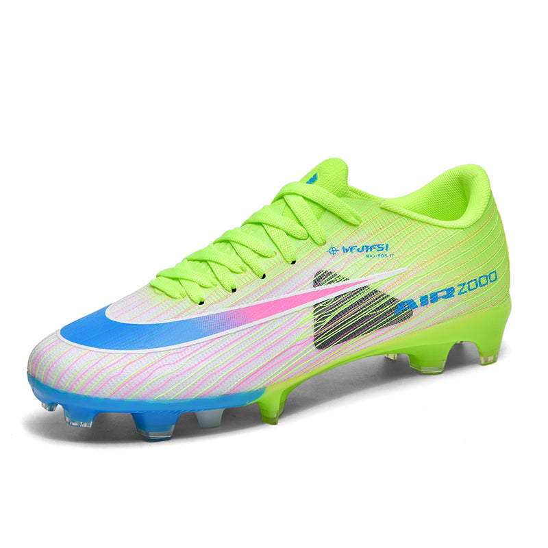 AG Artificial Grass Soccer Cleats, AIR ZOOM Style Lightweight Football Shoes, Anti-Slip Athletic Boots for Synthetic Turf-Hxh2017