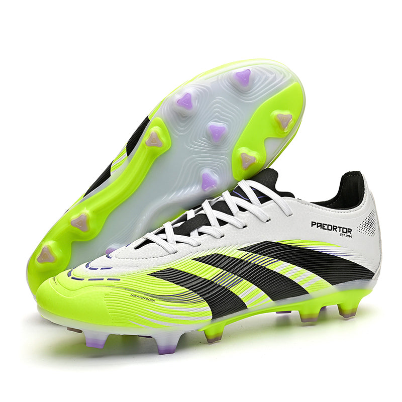 Predator Style AG Soccer Cleats, Artificial Grass Football Boots, Breathable Control Training Sneakers for Synthetic Turf (Multiple Colors)-Yinzu2588