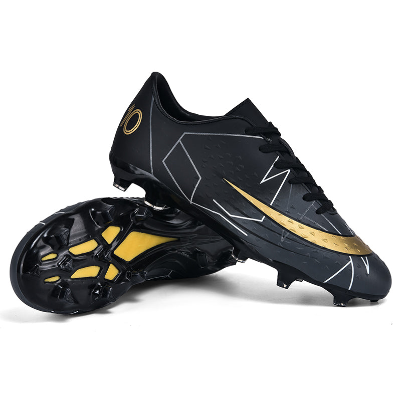 Artificial Grass Soccer Cleats, #10 Signature Football Boots, Textured Control Training Sneakers-Yinzu986