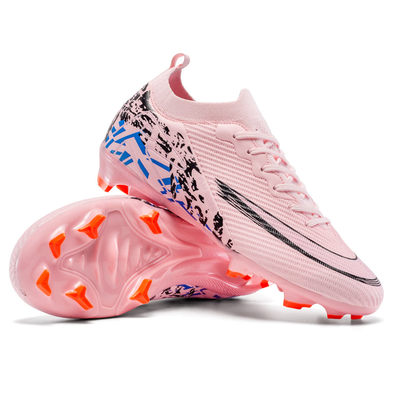 Low-Top Soccer Cleats AG Football Boots, Breathable Soccer Shoes with Anti-Slip Studs, Lightweight Athletic Cleats for Training & Match-Yinzu2603Z-1