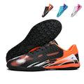 Turf Soccer Cleats, Low-Top Gradient Print Football Shoes, Textured Anti-Slip Training Sneakers for Artificial Turf-Hxh2811