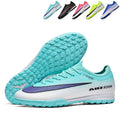 TF Turf Soccer Cleats, AIR ZOOM Style Breathable Knit Football Shoes, Non-Slip Athletic Training Sneakers for Artificial Turf-Yinzu2708