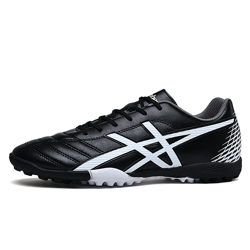 Low-Cut TF Soccer Cleats - Turf Football Boots, Durable Leather Non-Slip Training Sneakers for Youth & Adults-Yinzu2022