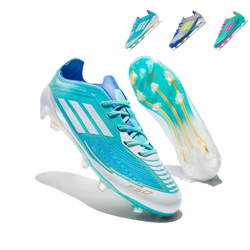 AG F50 Soccer Cleats, Artificial Grass Football Boots, Breathable Speed Training Sneakers for Synthetic Turf (Multiple Colors)-Yinzu2507-Z