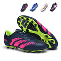 Men&Women Youth AG Artificial Ground Soccer Cleats, Lace‑Up Artificial‑Ground Studded Football Boots, Diamond‑Dot Textured Synthetic Upper Soccer Shoes for Artificial Grass for Women&Men-baobu2305