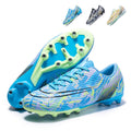 Low Top AG Soccer Cleats, Artificial Ground Short Studs Football Boots, Lightweight Textured Woven Upper Professional Soccer Shoes for Adult Youth Outdoor Artificial Grass Training & Match, 3‑Color Available-baobu-D761-1