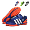 Kids TF Turf Soccer Cleats with Breathable Mesh, Boys &amp; Girls Hook-and-Loop Football Shoes, Anti-Slip Training Sneakers for Indoor &amp; Outdoor Fields-Yinzu-H1998