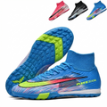 High-Top TF Soccer Cleats Professional Slip Indoor Outdoor Training Turf  Football Shoes for Youth Adults-WEJIESS2706