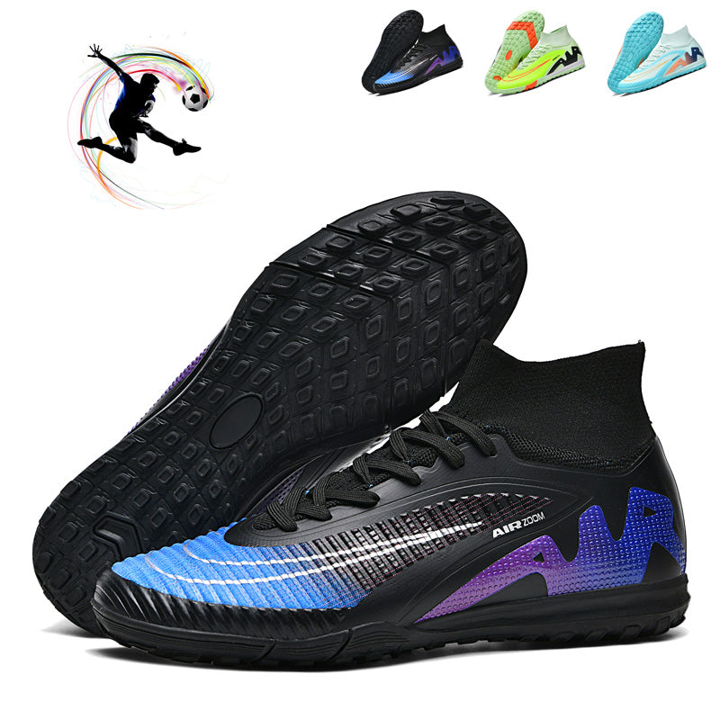 GX3 Seamless Premium Men High-Top TF Soccer Shoes Youth & Adult Professional Match and Training Football Shoes-WEJIESS2699