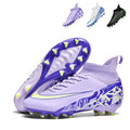High-Top AG Cleats  Artificial Grass Football Shoes with Breathable Sock Collar, Non-Slip Traction Outsole & Textured Ball Control Upper, Athletic Training ShoesLightweight Artificial Grass Soccer  for Training & Matches-WEJIESS2026