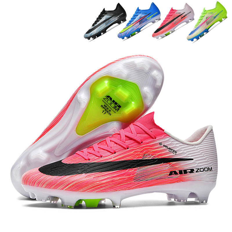 WEJIESS Air Zoom Unisex Styles Professional AG Soccer Shoes Suitable for Outdoor Grass and Hard Court Matches and Training-WEJIESS2705