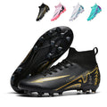 High-Top Soccer Cleats 2026 Turf Football Shoes with Breathable Knit Upper, Non-Slip Outsole & Ankle Support for Training & Competition-WEJIESS328-2