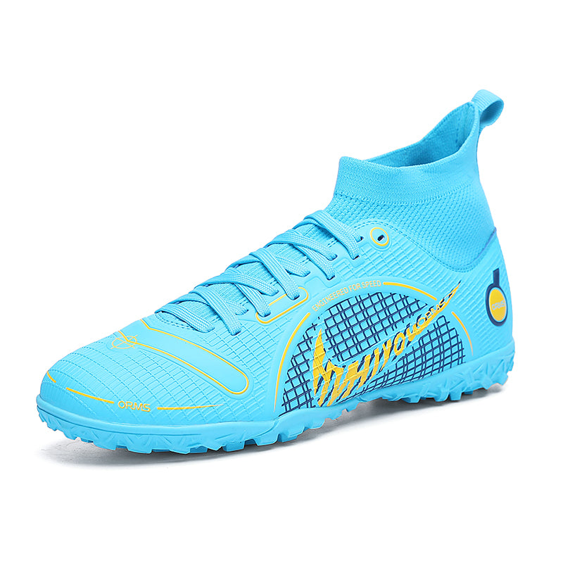 High‑Top TF Soccer Cleats, Turf Artificial Grass Football Shoes, Non‑Slip Rubber Studs Soccer Boots for Youth Adult Training & Game, Multi‑Color Available-baobu2358-2