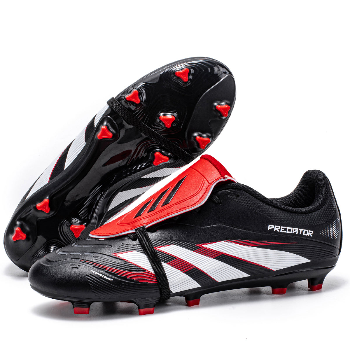 Predator AG Soccer Cleats with Tongue Flap - Professional Artificial Grass Football Boots, Control-Focused Training Sneakers for Youth & Adults-Yinzu1801