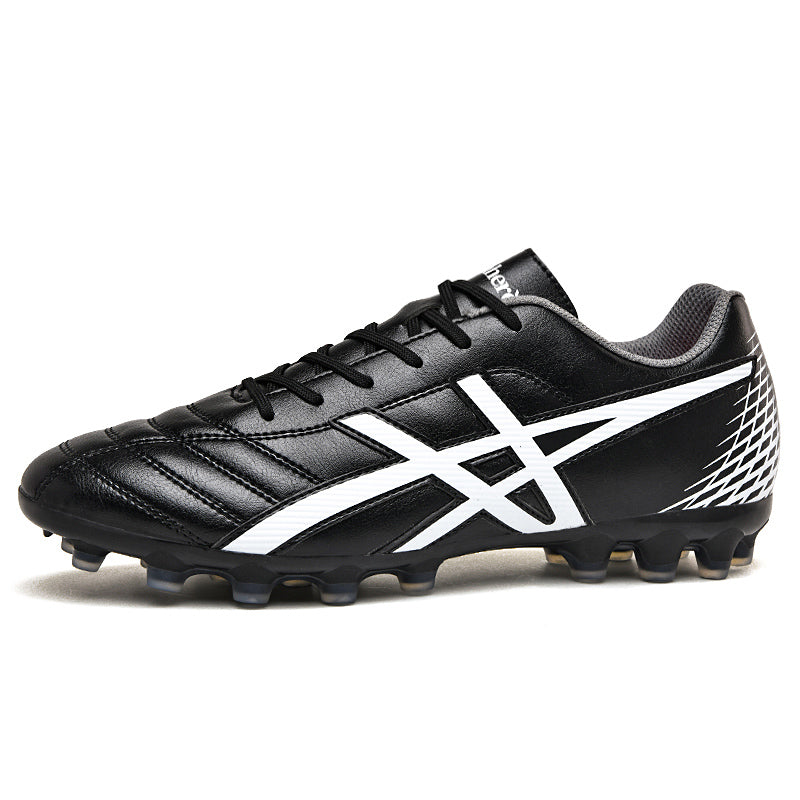 Low-Cut AG Soccer Cleats - Professional Artificial Grass Football Boots, Durable Leather Non-Slip Training Sneakers for Youth & Adults-Yinzu2022
