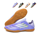 Indoor Soccer Shoes, F50 Inspired Laceless Futsal Sneakers, Non-Slip Rubber Sole Football Cleats for Court-Hxh2566P