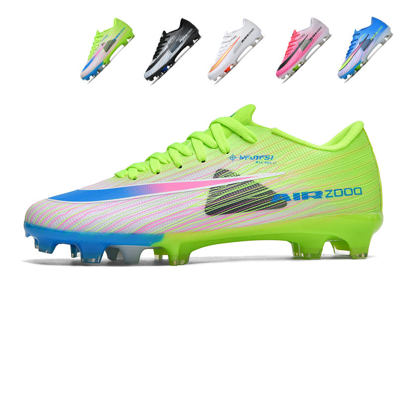 AG Artificial Grass Soccer Cleats, AIR ZOOM Style Lightweight Football Shoes, Anti-Slip Athletic Boots for Synthetic Turf-Hxh2017
