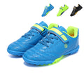 Kids' Turf Soccer Cleats, Boys/Girls Breathable Velcro Football Shoes, Non-Slip TF Training Sneakers for Toddlers/Little Kids-Yinzu616H-1