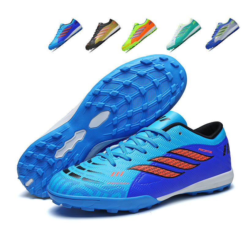 TF Turf Soccer Cleats, Predator-Inspired Textured Football Shoes, Breathable Non-Slip Training Sneakers for Artificial Turf-Hxh569-1