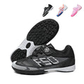 Turf Soccer Cleats, F50 Inspired Velcro Football Shoes, Breathable Anti-Slip Training Sneakers for Boys &amp; Girls-Hxh26003