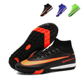 High-Top TF Soccer Cleats Air Zoom - Turf Football Boots, Breathable Sock Collar Non-Slip Training Sneakers for Youth & Adults -Yinzu999Y