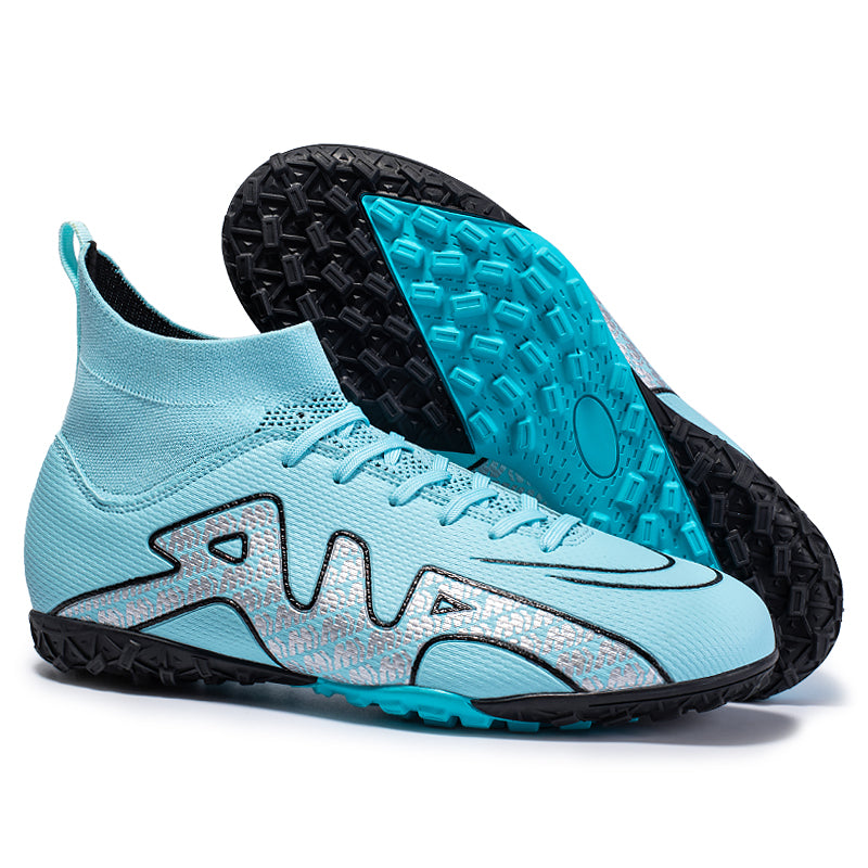 High-Top TF Soccer Cleats - Turf Football Boots with Ankle Support & Non-Slip Traction for Training & Matches-WEJIESS-CK15