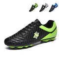 Low Cut AG  Soccer Cleats, Lace-Up Wavy Texture Synthetic Football Boots, Cross Shape Logo Lightweight Competition Athletic Shoes for Outdoor Long-Blade Artificial Turf Matches-zushneg-ZJ895
