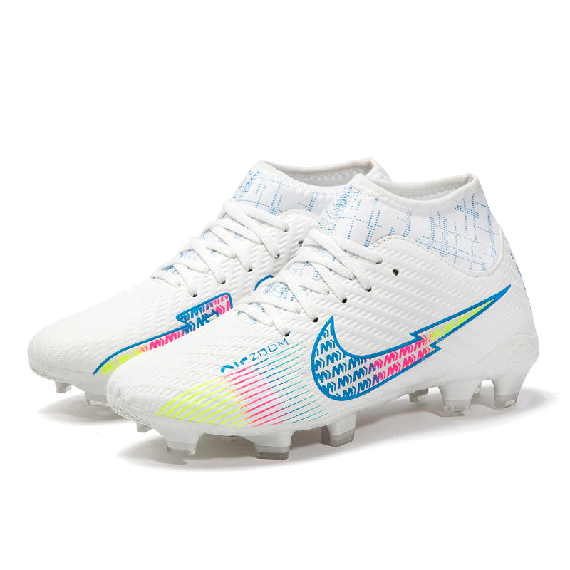 High Top Soccer Cleats AG  Football Boots, Professional Outdoor Training Soccer Shoes for Adult Youth, Non-Slip Durable Athletic Football Shoes Multiple Colors Available-xuanle596-1