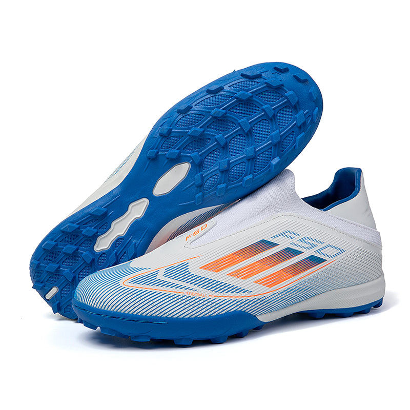 Turf Soccer Shoes, Low-Top TF Football Cleats for Artificial Grass, Anti-Slip Athletic Training Soccer Boots with 3D Leaf-Textured Upper-Yinzu631-1