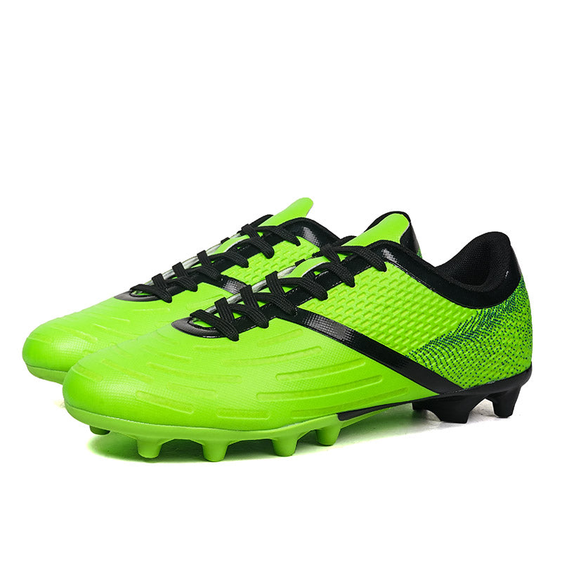 Youth & Adult AG  Soccer Cleats, Breathable Embossed Synthetic Long Studs Football Boots, Outdoor Natural & Artificial Grass Training Soccer Shoes for Boys Girls Men,Women-zankexieye1686