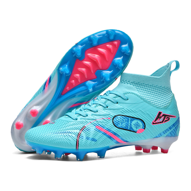 High-Top AG Soccer Cleats - ACC 3.0 Non-Slip Football Boots with Ankle Support for Training & Matches-WEJIESS30