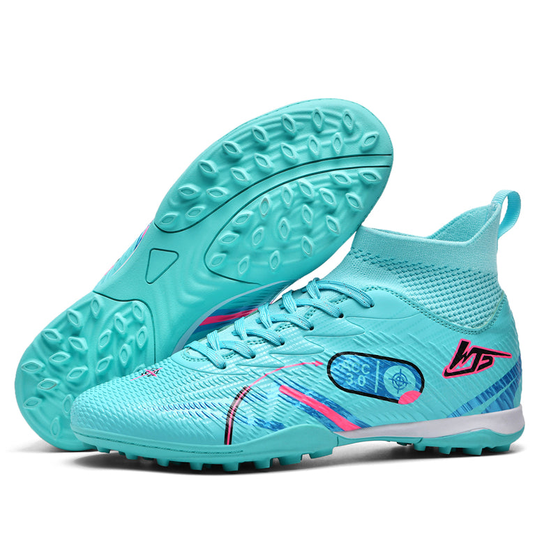 High-Top TF Football Shoes- ACC 3.0 Turf Football Boots with Ankle Support for Training & Matches-WEJIESS30