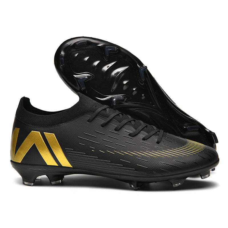 AG Soccer Cleats, Professional Football Boots for Artificial Grass, Knit Sock Collar Breathable Soccer Shoes for Training & Competitive Matches, Multiple Color Options-zhuoshi-Z003