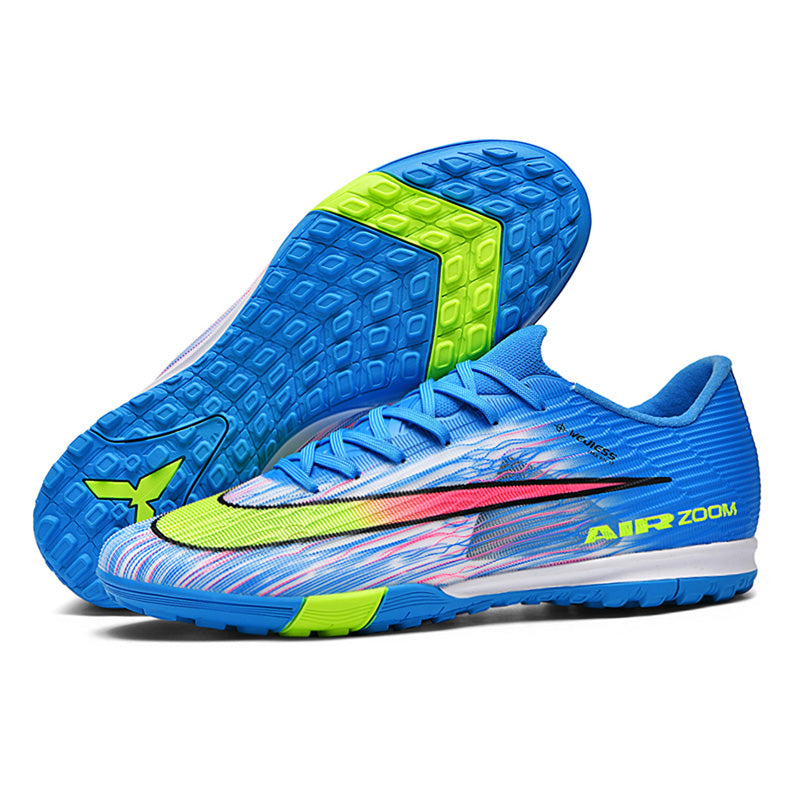 WEJIESS Air Zoom Men and Women TF Soccer Shoes Indoor and Outdoor Artificial Turf Training Shoes Lightweight Non-slip Rubber Cushioning Five a Side Football Shoes-WEJIESS2705