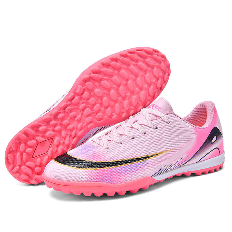 Turf Soccer Cleats, Professional TF Football Boots with Non-Slip Rubber Sole, Vibrant Colorful Lightweight Athletic Soccer Shoes for Artificial Grass & Hard Ground Training-Yinzu-X50
