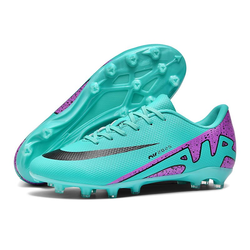 MAG Soccer Cleats - Colorful Gradient AG Football Boots for Training & Competitive Matches-WEJIESS2286