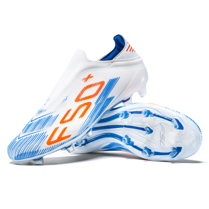 Laceless AG Soccer Cleats - Professional Artificial Grass Football Boots, Speed-Focused Slip-On Training Sneakers for Youth & Adults-Yinzu-X2517