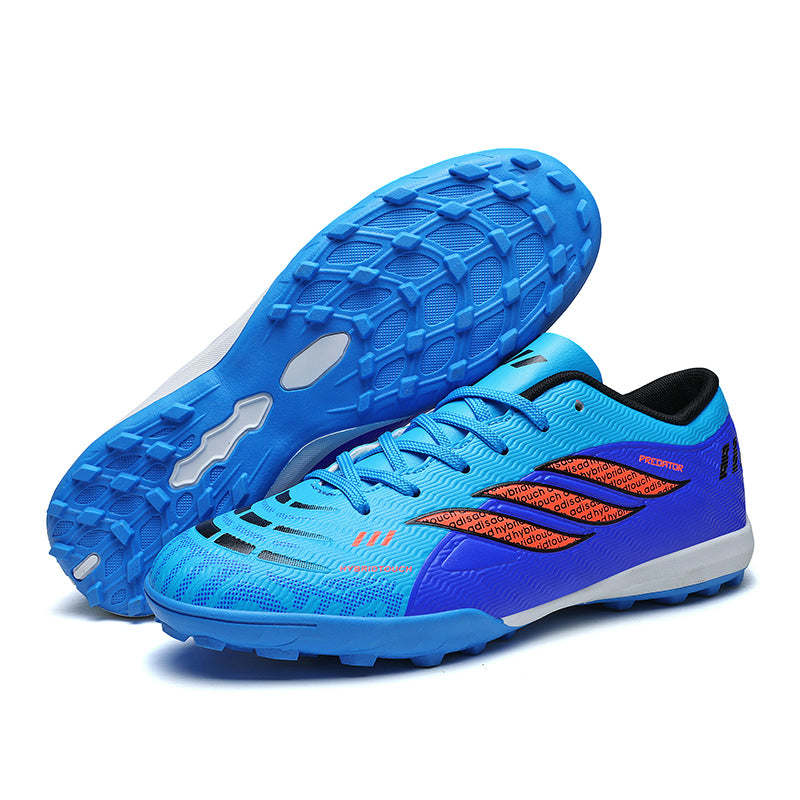 TF Turf Soccer Cleats, Predator-Inspired Textured Football Shoes, Breathable Non-Slip Training Sneakers for Artificial Turf-Hxh569-1
