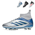 AG Soccer Cleats Professional Artificial Grass Football Boots, High-Top Athletic Soccer Shoes with Circular Studs for Superior Traction, Lightweight Training Sneakers for Youth/Adults-Yinzu802L