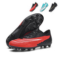 Low-Top AG Artificial Grass Soccer Cleats, Textured Gradient Print Football Boots, Lightweight Breathable Training Sneakers-Yinzu23513-1