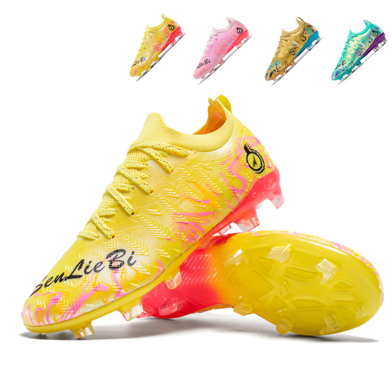 Artificial Grass Soccer Cleats, Professional Football Boots with 3D Textured Upper for Superior Ball Control, Lightweight Athletic Training Shoes, Multi-Ground Compatible-Yinzu-X2412