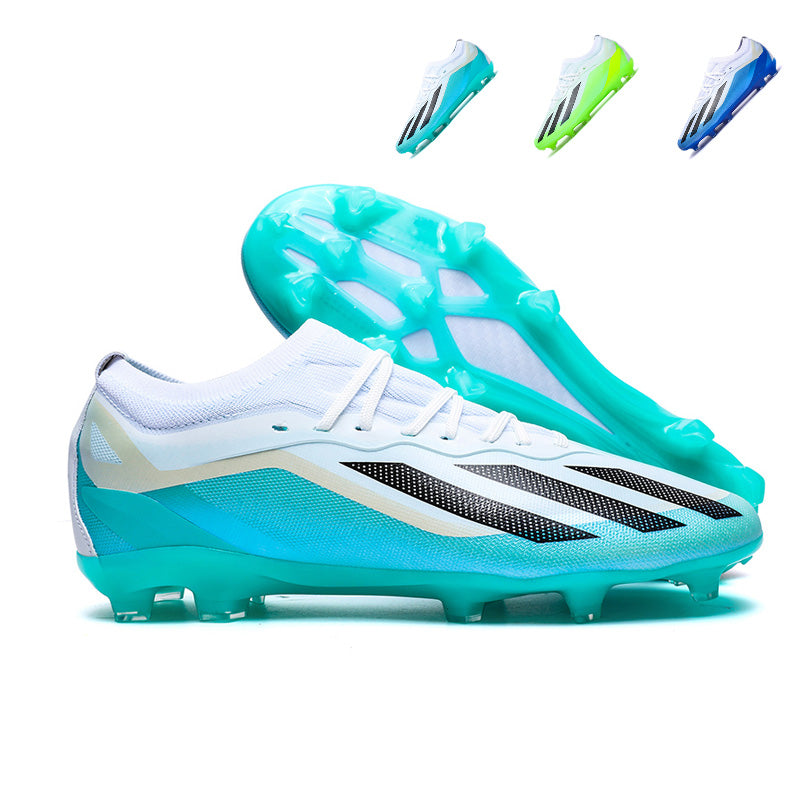 AG Artificial Grass Soccer Cleats, F50 Inspired Breathable Knit Football Shoes, Anti-Slip Athletic Boots for Synthetic Turf-Hxh2310