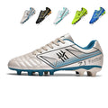 Artificial Grass Soccer Cleats, Low-Top Geometric Print Football Shoes, Non-Slip Athletic Boots for Synthetic Turf-ZJ881